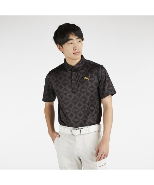 PUMA(PUMA)/ゴルフ モノグラム SS ポロシャツ 半袖/img01