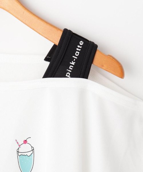 PINK-latte(ピンク　ラテ)/トロピカル柄水着+Tシャツ＋スカートセット/img05
