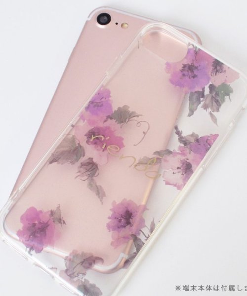 rienda(リエンダ)/iphone se3 ケース iPhone se2 ケース iphone8/7 リエンダ rienda TPUクリア Parm Flower インモールドケース/img08