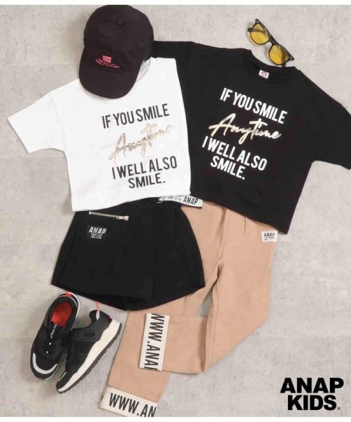 セール 箔発泡tシャツ アナップキッズ Anap Kids Magaseek