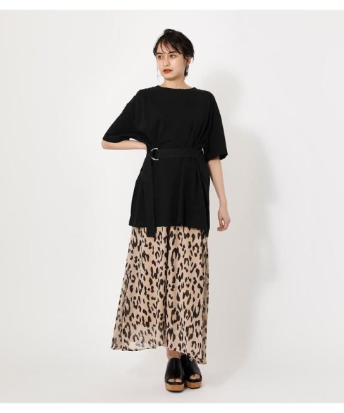 AZUL by moussy(アズールバイマウジー)/WAIST BELT BIG TEE/img10