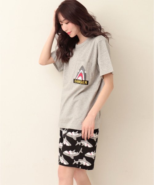セール 部屋着 セットアップ ポケットｔシャツ 上下セット 男女兼用サイズ Tシャツ ショートパンツ ルームウェア レディース メンズ 夏 半袖 パジャマ 大 エメフィール Aimerfeel Magaseek