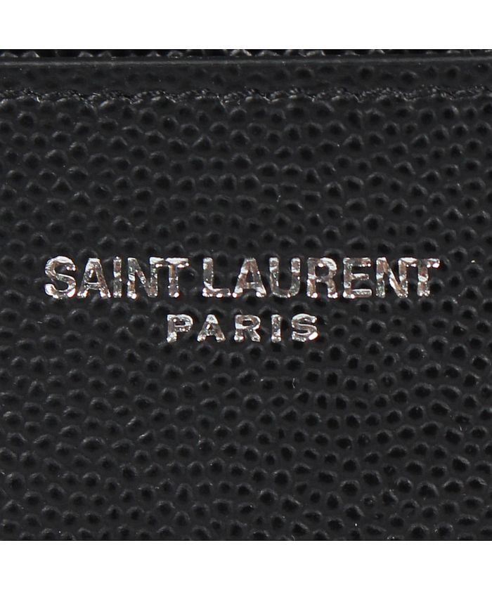 サンローラン パリ SAINT LAURENT PARIS パスケース カードケース ID 定期入れ メンズ 本革 YSL CREDIT CARD  CASE ブ