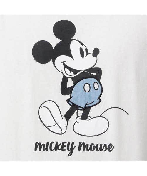 MAC HOUSE(men)(マックハウス（メンズ）)/Disney ディズニー ミッキー布帛切替Tシャツ 391103276/img07