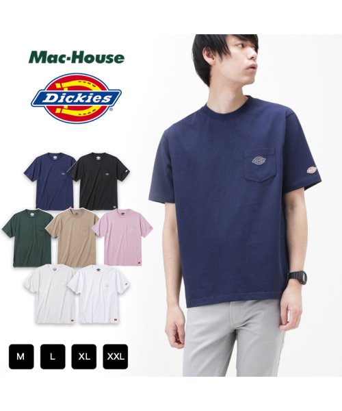 MAC HOUSE(men)(マックハウス（メンズ）)/Dickies ディッキーズ ポケット付きワンポイントTシャツ 0274－4724/img01