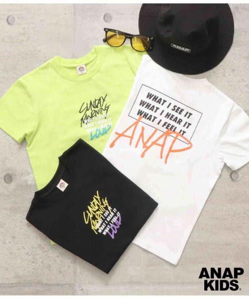 ANAP KIDS(アナップキッズ)/ボックスプリントTシャツ/img01