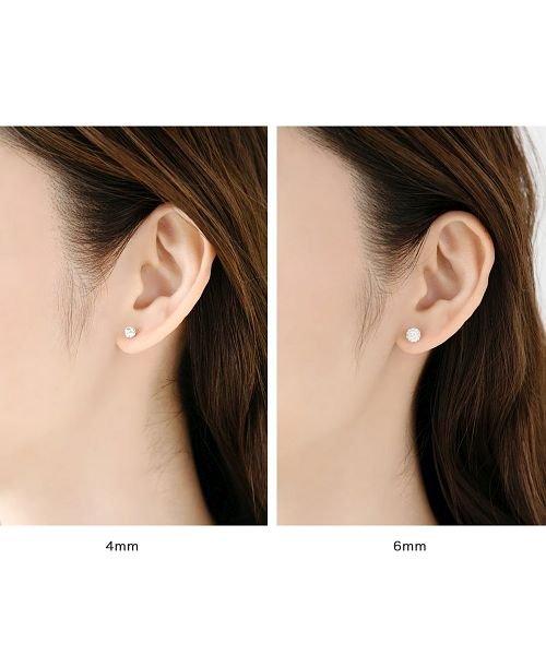3サイズから選べる パヴェボールのシンプルスタッドピアス クリームドット Cream Dot Magaseek 3サイズから選べる パヴェボールのシンプルスタッドピアス クリームドット Cream Dot Magaseek