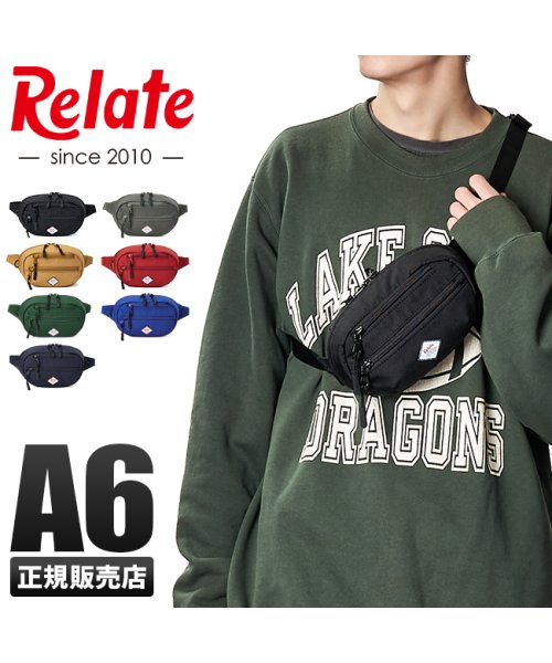 リレイト ボディバッグ ウエストバッグ メンズ レディース ミニ 小さめ 斜めがけ Relate k900004 人気・おすすめ｜使いやすい・旅行におすすめ 品質保証 全国発送 日本国内発送・最短翌日お届け