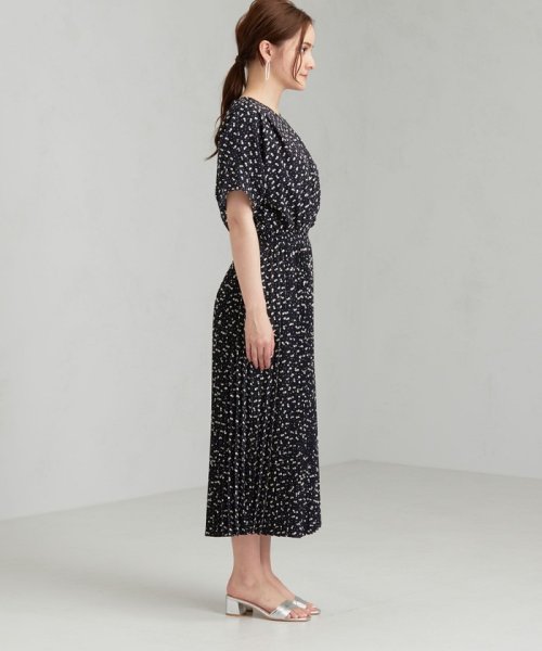 セール 50 Off Ffc ドット プリント プリーツ ワンピース グリーンレーベルリラクシング Green Label Relaxing Magaseek