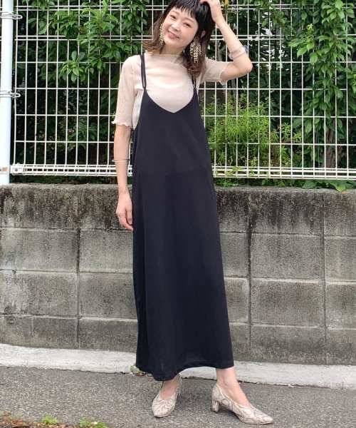 バッククロスキャミワンピース ビス Vis Magaseek