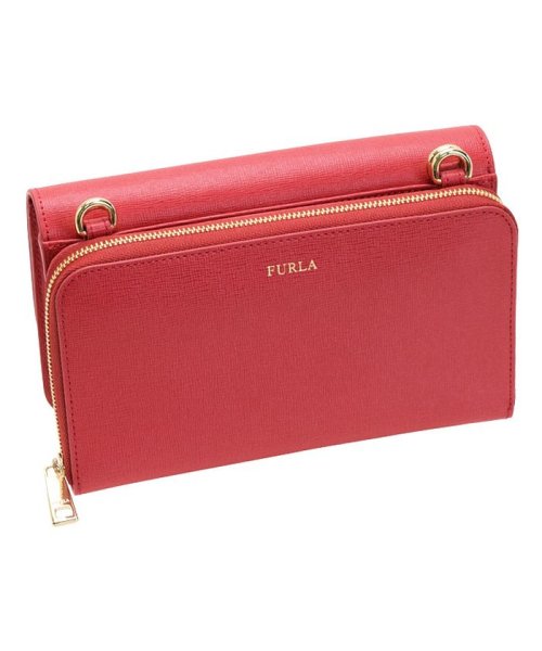 FURLA(フルラ)/フルラ FURLA バッグ ショルダーウォレット ウォレットバッグ 斜めがけ EL40 リヴァ RIVA L CROSSBODY POUCH ルビーレッド /img01