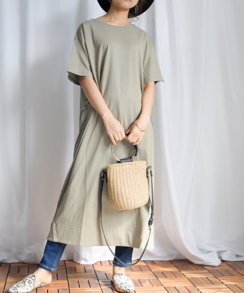 ARGO TOKYO(アルゴトウキョウ)/OrganicCotton slit 2way onepiece 29060/img07