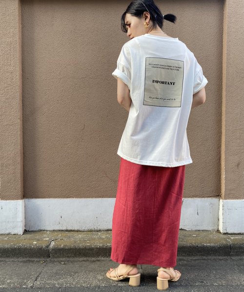 VIS(ビス)/ロゴビッグTシャツ/img15