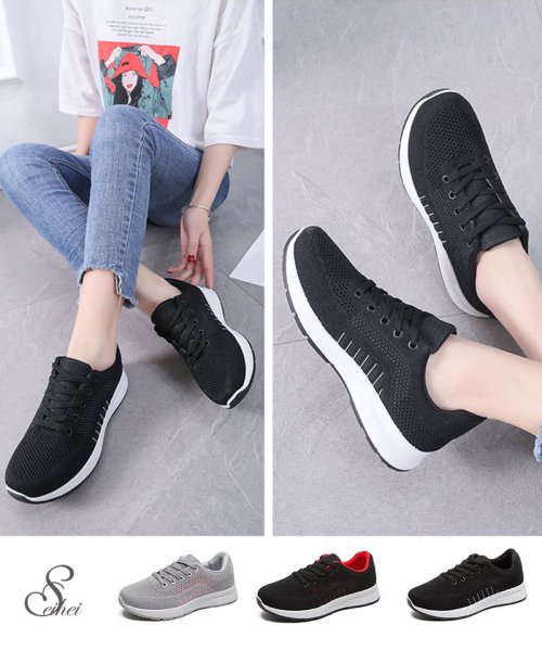 セール 26 Off スニーカーレディース 定番 春夏靴 フラットシューズ 歩くやすい 運動会 ウオーキング セイヘイショップ Seiheishop Magaseek