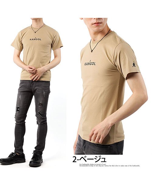 TopIsm(トップイズム)/KANGOLカンゴール別注袖ビッグシルエット半袖Tシャツ/img08