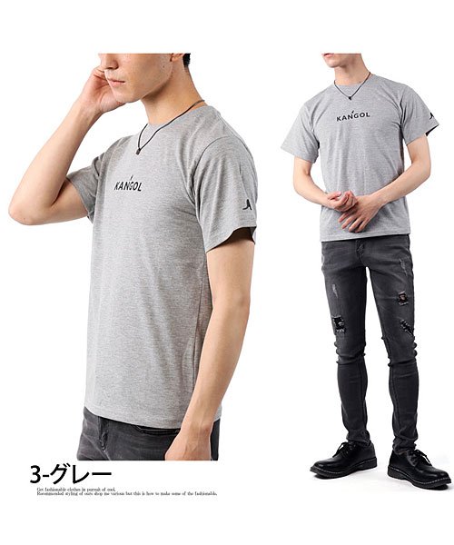 TopIsm(トップイズム)/KANGOLカンゴール別注袖ビッグシルエット半袖Tシャツ/img11