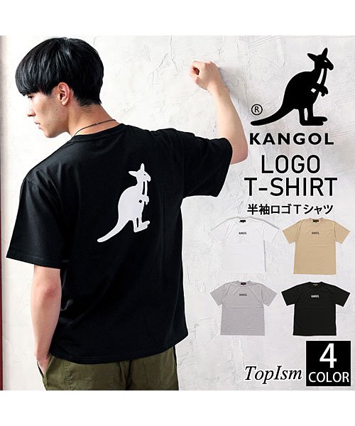 TopIsm(トップイズム)/KANGOLカンゴール別注ロゴバックプリント半袖Tシャツ/img01