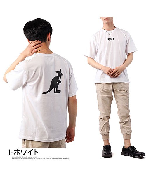 TopIsm(トップイズム)/KANGOLカンゴール別注ロゴバックプリント半袖Tシャツ/img05