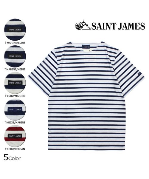 SAINT JAMES(セントジェームス)/セントジェームス SAINT JAMES Tシャツ 半袖 ボーダー メンズ レディース/img02