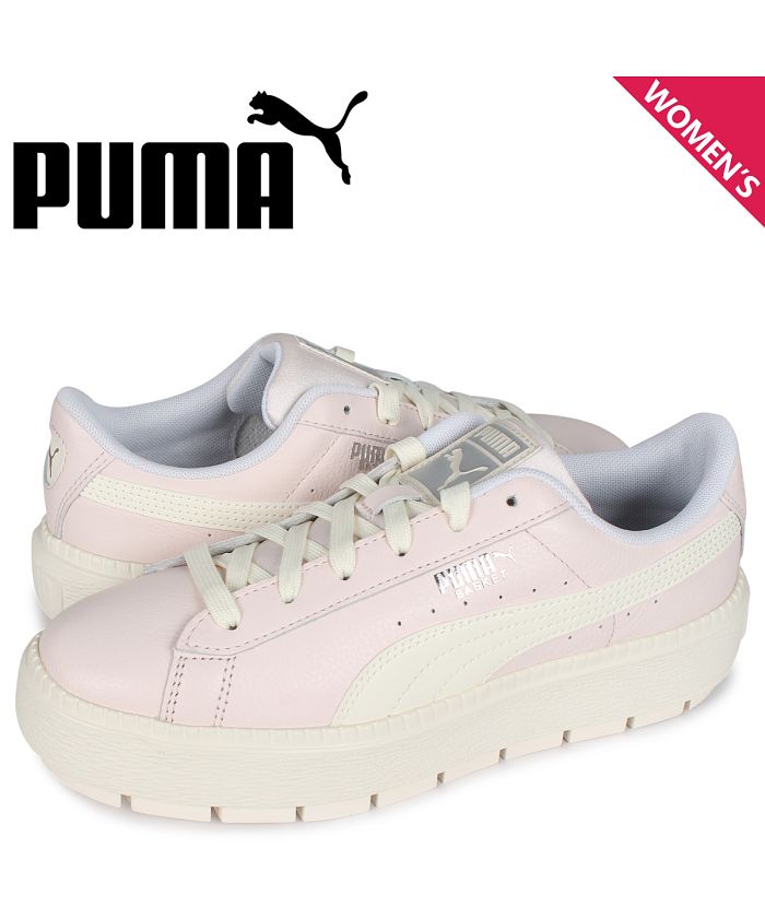 美品25 PUMA BASKET PLATFORM TRACE SOFT WN´S プーマ バスケット