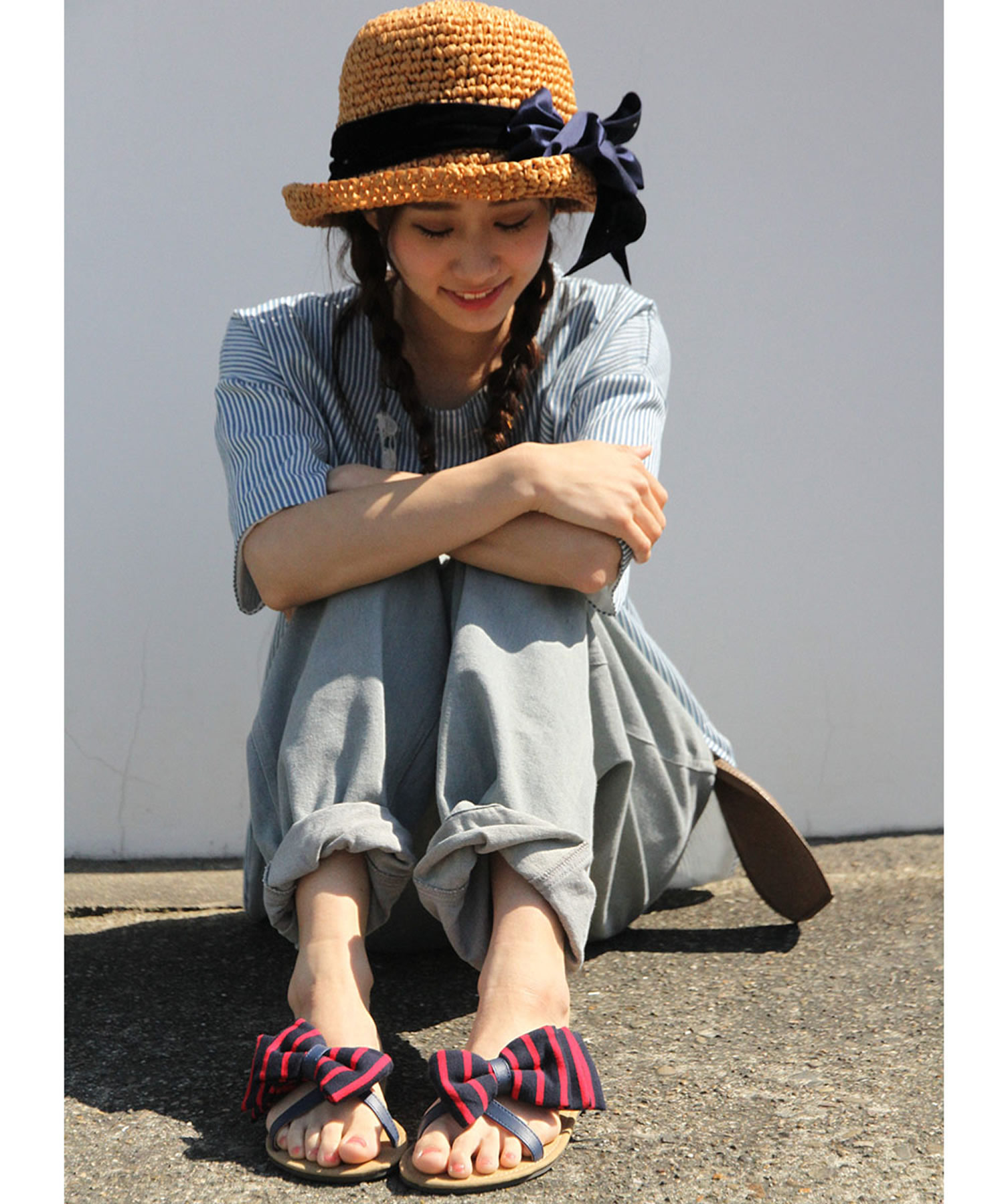 スナイデル　snidel ミュール　リボンモチーフサンダル SNIDEL - スナイデル snidel リボンモチーフサンダル ブラック BLK M