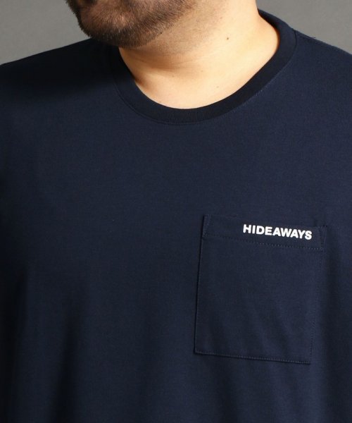 HIDEAWAYS NICOLE L(ハイダウェイニコル（大きいサイズ）)/＜大きいサイズ＞ロゴプリントTシャツ/img03