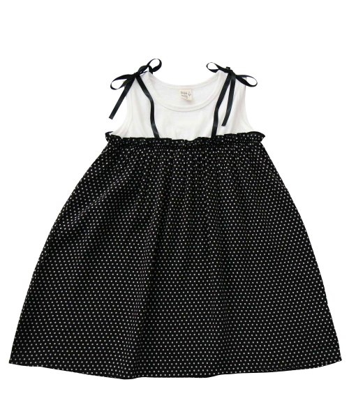 セール 重ね着風ノースリーブワンピース 子供服bee 子供服bee Magaseek