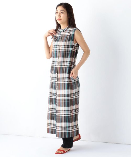 セール 50 Off Demi Luxe Beams チェック ノースリーブワンピース ビームス アウトレット Beams Outlet Magaseek