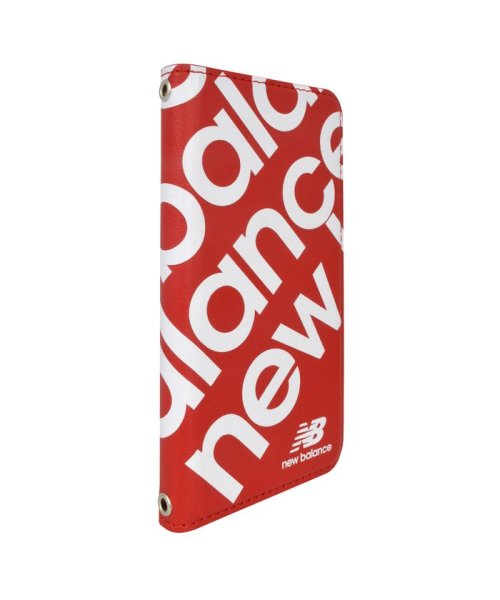 new balance(ニューバランス)/iphone se3 ケース iphonese2 ケース iphone8/7 ニューバランス New Balance スリム手帳ケース スタンプロゴ レッド/img02