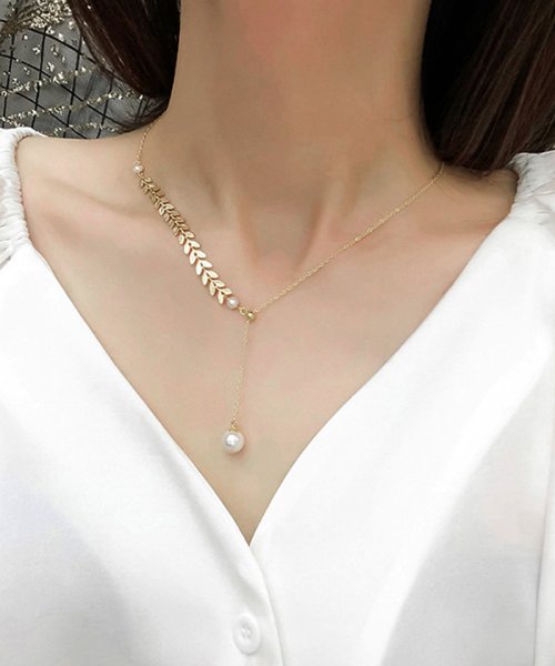 チョーカー ネックレス レディース シンプル アクセサリー かわいい ジュエリー チェーンネックレス ロング パールネックレス ミニミニストア Miniministore Magaseek