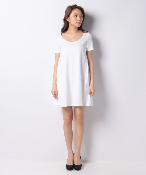 BENETTON (women)(ベネトン（レディース）)/ストレッチコットン半袖フレアワンピース/img19