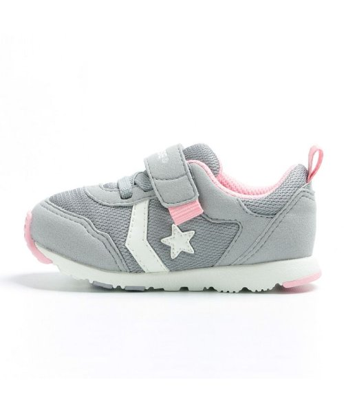 コンバース スニーカー ベビー 男の子 女の子 マジックテープ シューズ 子供 グレー ピンク シューズ Co wv1 コンバース Converse Magaseek