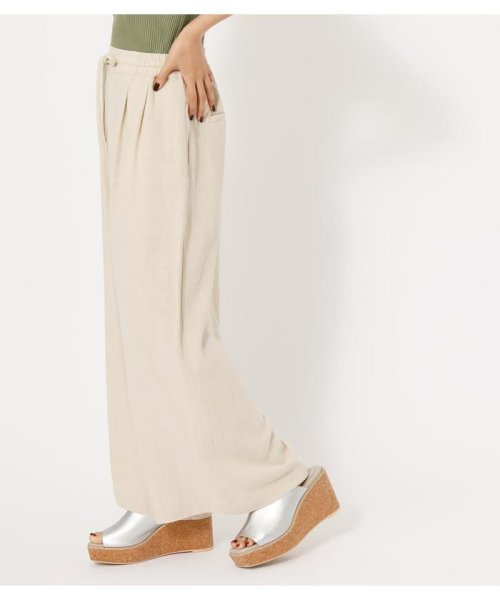 AZUL by moussy(アズールバイマウジー)/LINEN WIDE PANTS/img09