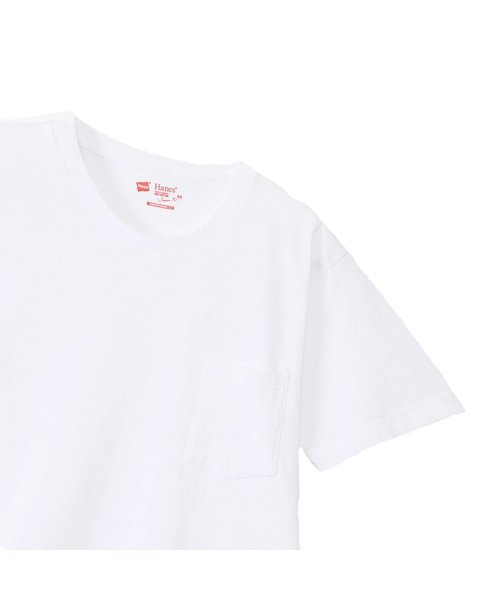 Hanes(ヘインズ)/ヘインズ Hanes Tシャツ ジャパンフィット 半袖 メンズ 2枚組 クルーネック JAPAN FIT PACK T－SHIRT ブラック ホワイト 黒 白 /img06