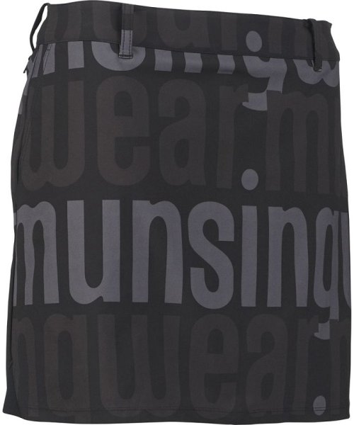 Munsingwear(マンシングウェア)/【ENVOY/エンボイ】ストレッチトリコットロゴプリントスカート（38cm丈/インナーパンツ付き）【アウトレッ/img01