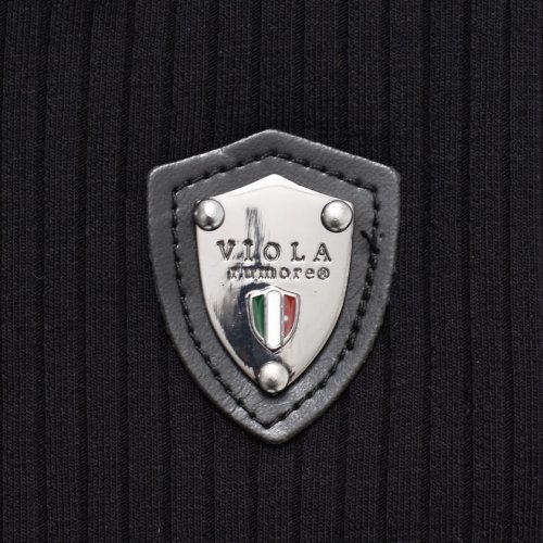 VIOLA(ヴィオラ)/VIOLA【ヴィオラ】エナメルワッペン貼付けVネック半袖Tシャツ/img09