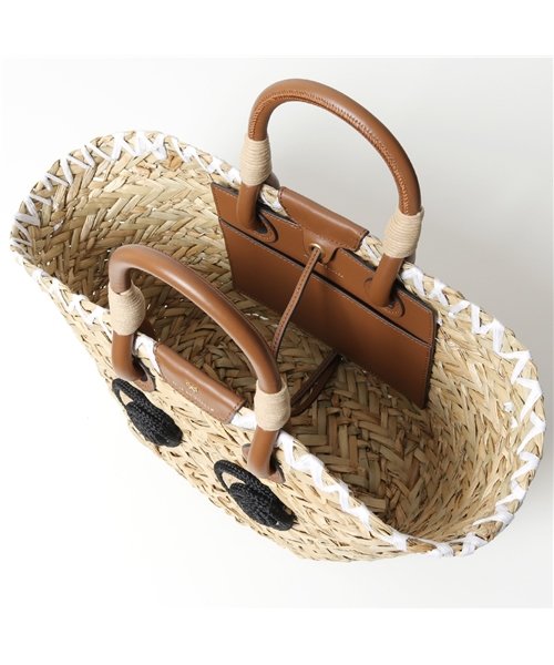 ANYA HINDMARCH(アニヤハインドマーチ)/【ANYA HINDMARCH(アニヤハインドマーチ)】145084 SMALL BASKET ROPE EYES カゴバッグ かご バスケット ハンドバッグ /img03