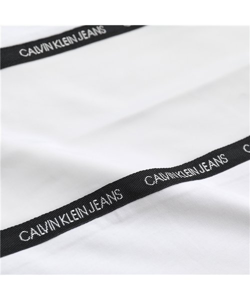 Calvin Klein(カルバンクライン)/【Calvin Klein(カルバンクライン)】J20J213282 半袖Tシャツ カットソー ショート丈 ロゴ刺繍 切り替え クルーネック YAF/Brigh/img07