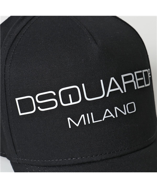 【DSQUARED2(ディースクエアード)】BCM0267 05C00001 M063 コットン ベースボールキャップ 帽子 メンズ