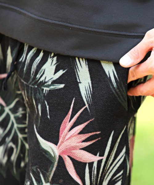 セール ボタニカル柄ショートパンツ ショートパンツ メンズ ボタニカル柄 花柄 Bitter ビター系 ラグスタイル Luxstyle Magaseek