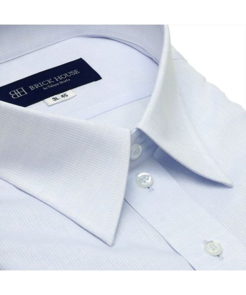 TOKYO SHIRTS(TOKYO SHIRTS)/ワイシャツ 半袖 形態安定 レギュラー 再生ポリエステル 3L・4L メンズ/img02