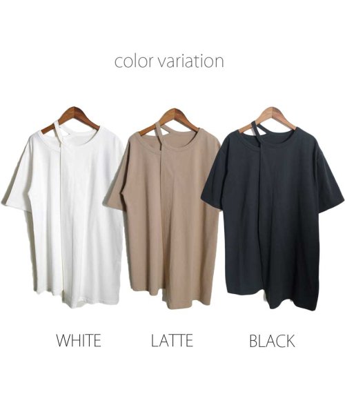 ARGO TOKYO(アルゴトウキョウ)/Recycle cotton neck design T－shirt 24147/img02