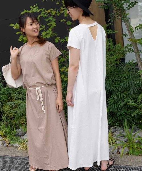 ARGO TOKYO(アルゴトウキョウ)/Recycle cotton back design one－piece 29081/img19
