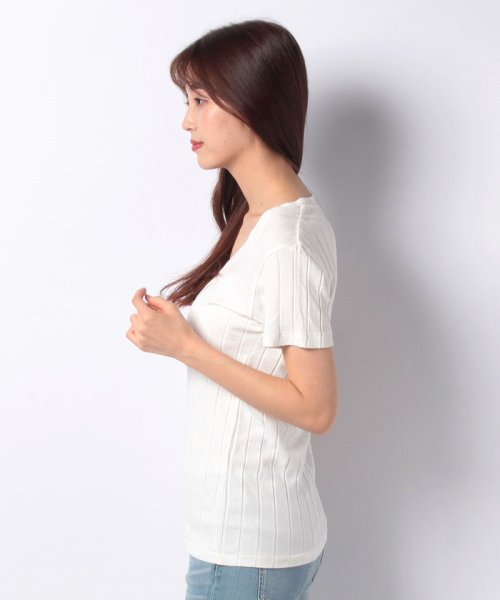 SHIPS WOMEN OUTLET(シップス　ウィメン　アウトレット)/Y&O:BROAD RIB V NECK/img01