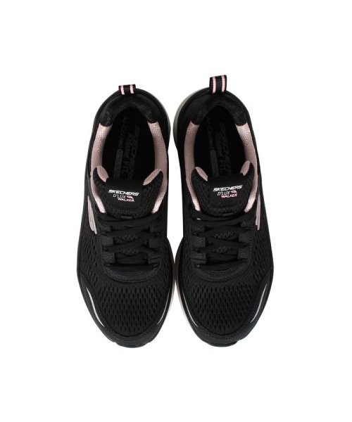 SKECHERS(スケッチャーズ)/スケッチャーズ SKECHERS スニーカー レディース DLUX WALKER INFINITE MOTIO ブラック 黒 149023－BKPK/img01