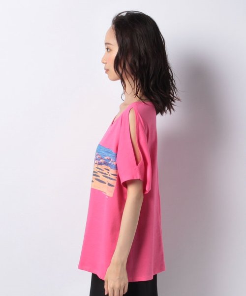 BENETTON (women)(ベネトン（レディース）)/コットンビーチモチーフプリント半袖Tシャツ・カットソー/img05