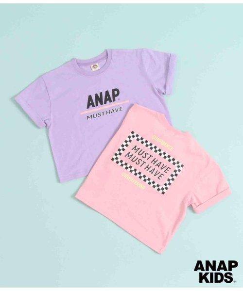 ANAP KIDS(アナップキッズ)/チェッカープリントトップス/img01