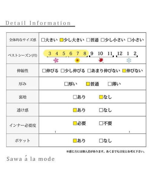 Sawa a la mode(サワアラモード)/レトロな丸模様刺繍のシャツワンピース/img19
