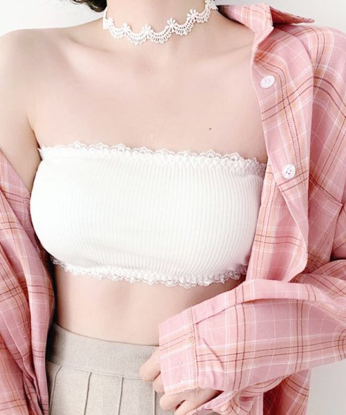 セール ブラトップ チューブトップブラ カップ付き パッド付き インナー セイヘイショップ Seiheishop Magaseek