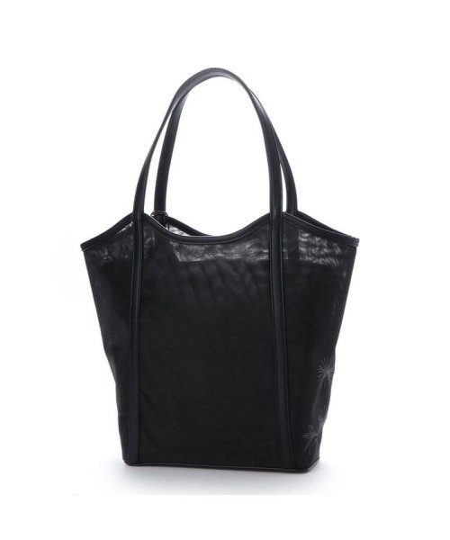 セール サック Sac きめ細かいナイロンチュール素材トートバッグ Sactave ブラック サック Sac Magaseek